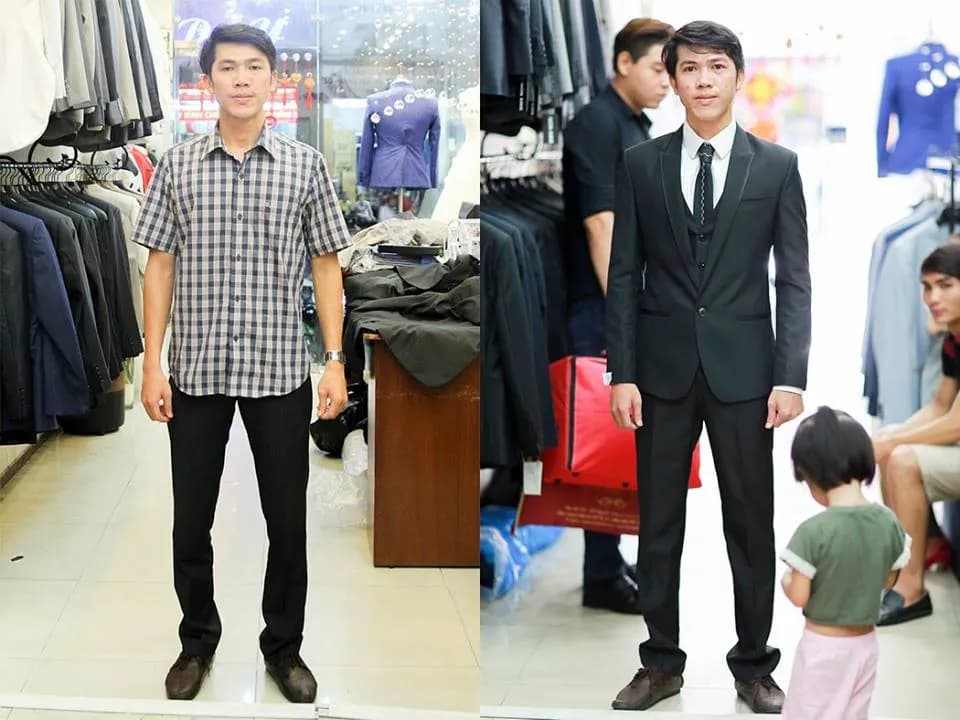 Trước & Sau may đo — Mon Amie