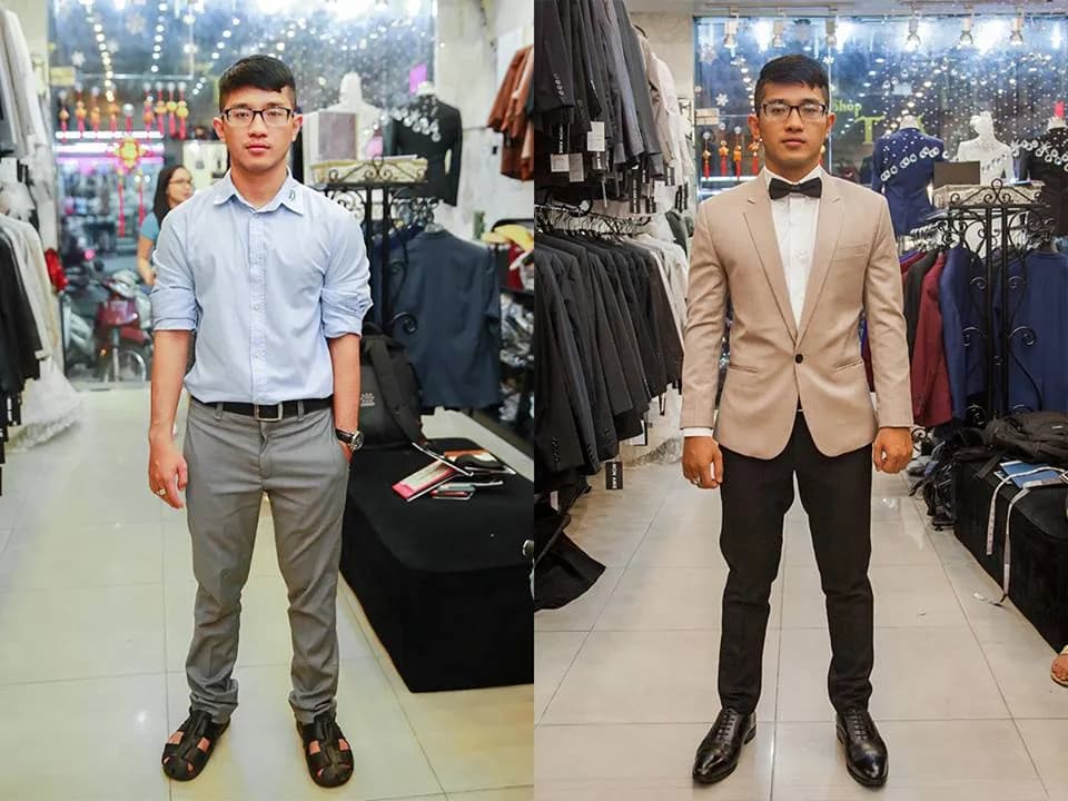 Trước & Sau may đo — Mon Amie