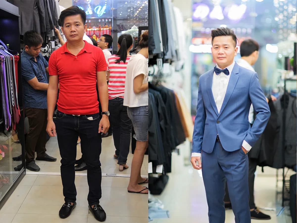 Trước & Sau may đo — Mon Amie