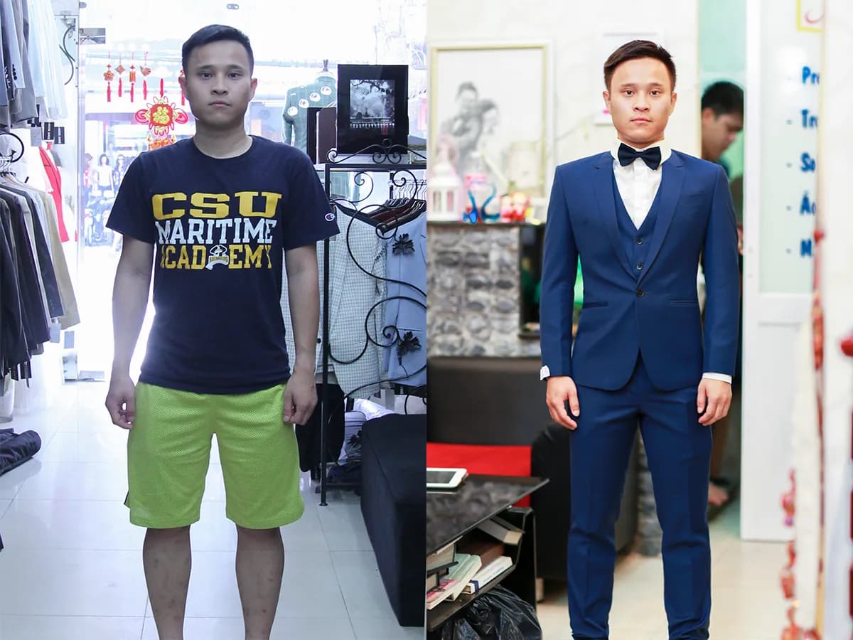 Trước & Sau may đo — Mon Amie