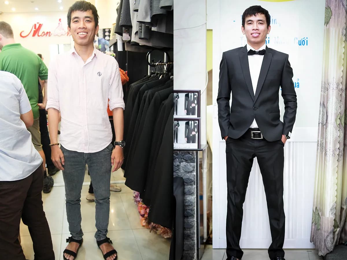 Trước & Sau may đo — Mon Amie