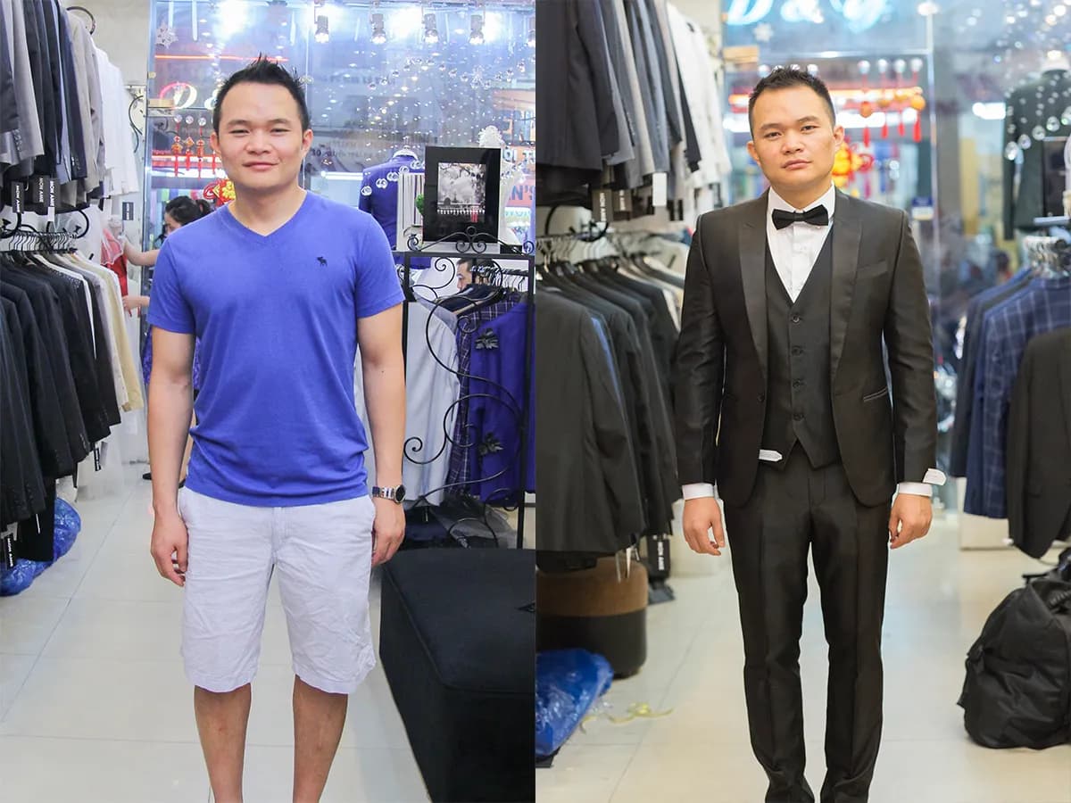 Trước & Sau may đo — Mon Amie