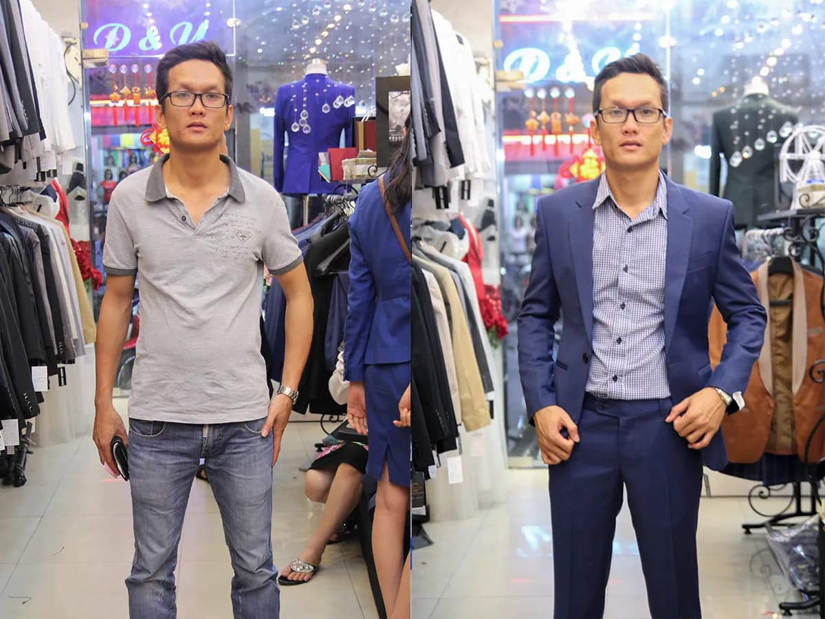Trước & Sau may đo — Mon Amie