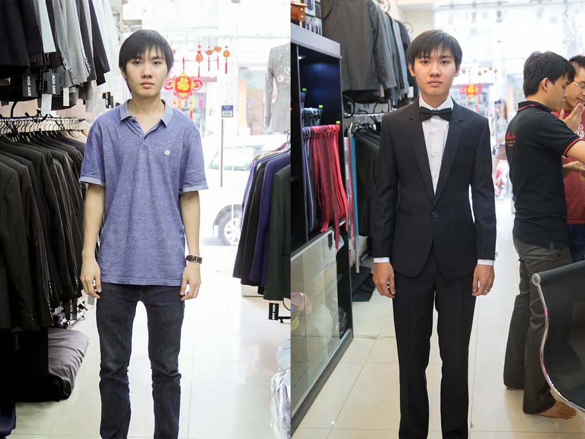 Trước & Sau may đo — Mon Amie
