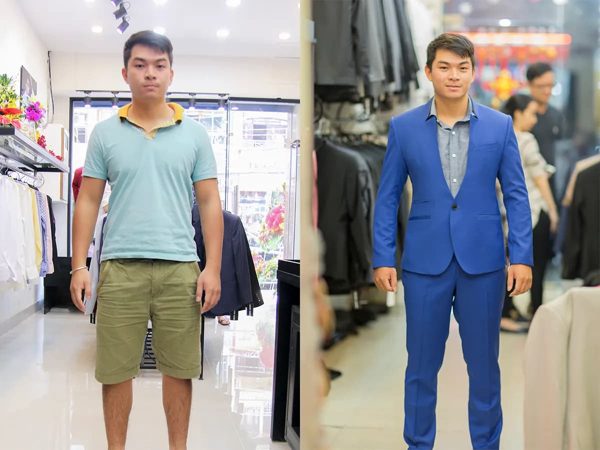 Trước & Sau may đo — Mon Amie