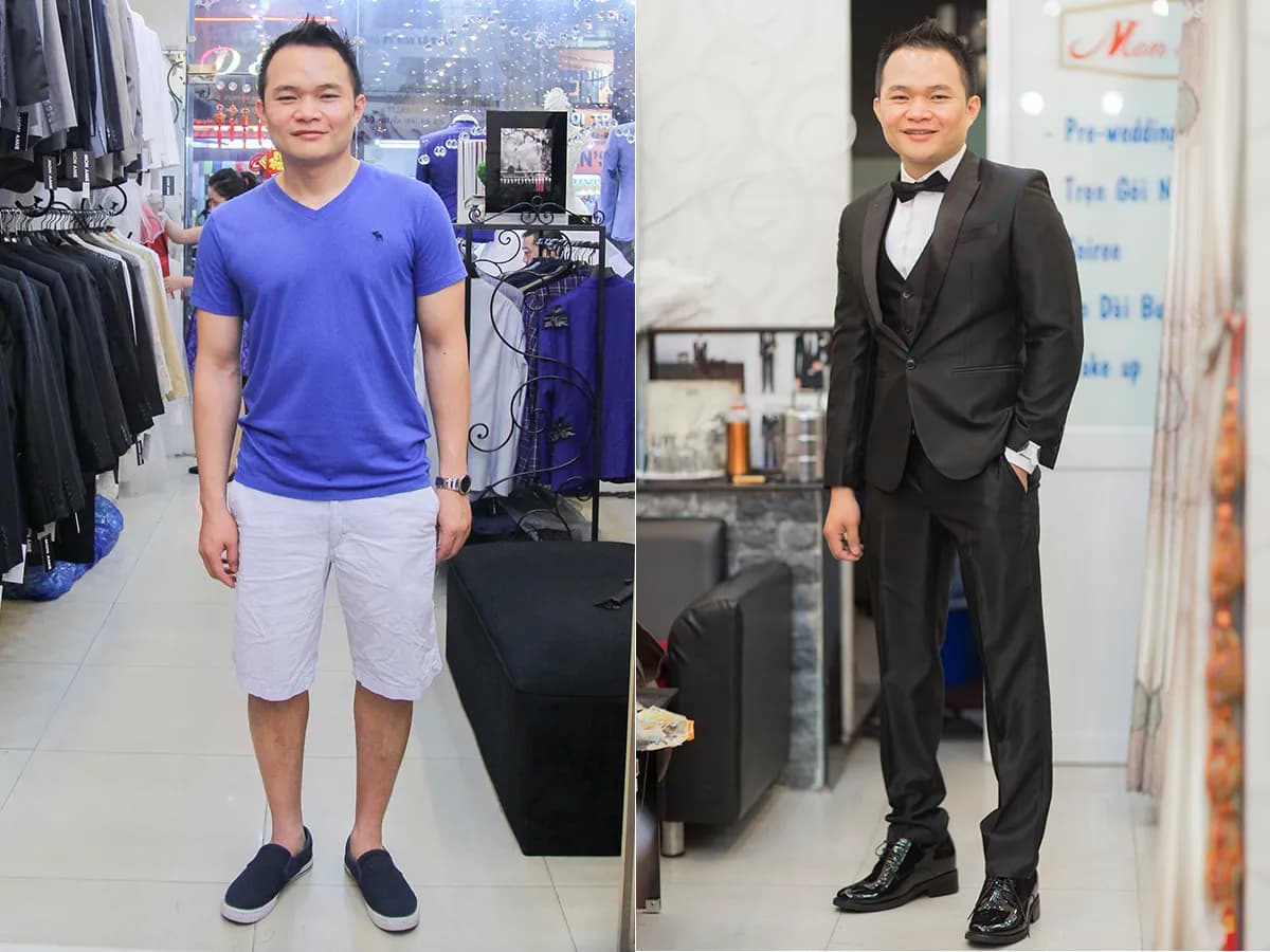 Trước & Sau may đo — Mon Amie