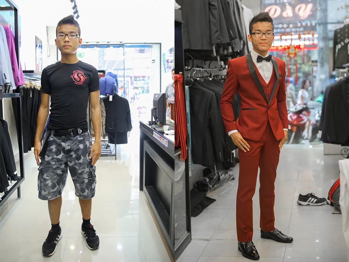 Trước & Sau may đo — Mon Amie