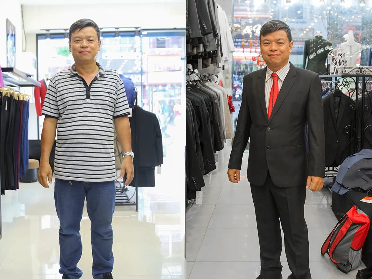 Trước & Sau may đo — Mon Amie