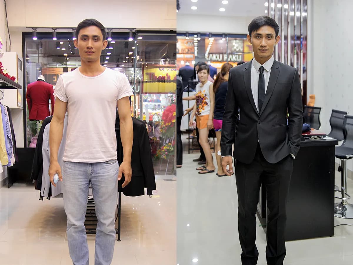 Trước & Sau may đo — Mon Amie