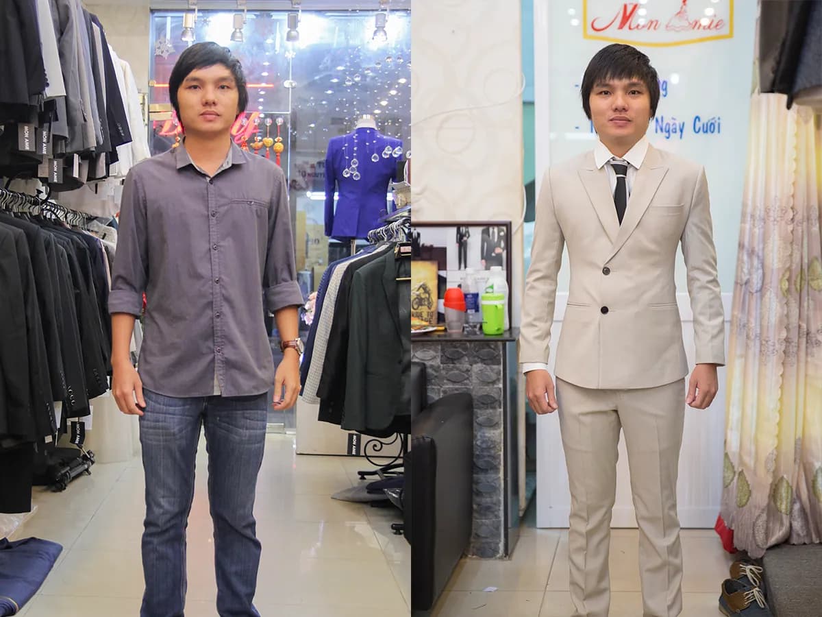 Trước & Sau may đo — Mon Amie