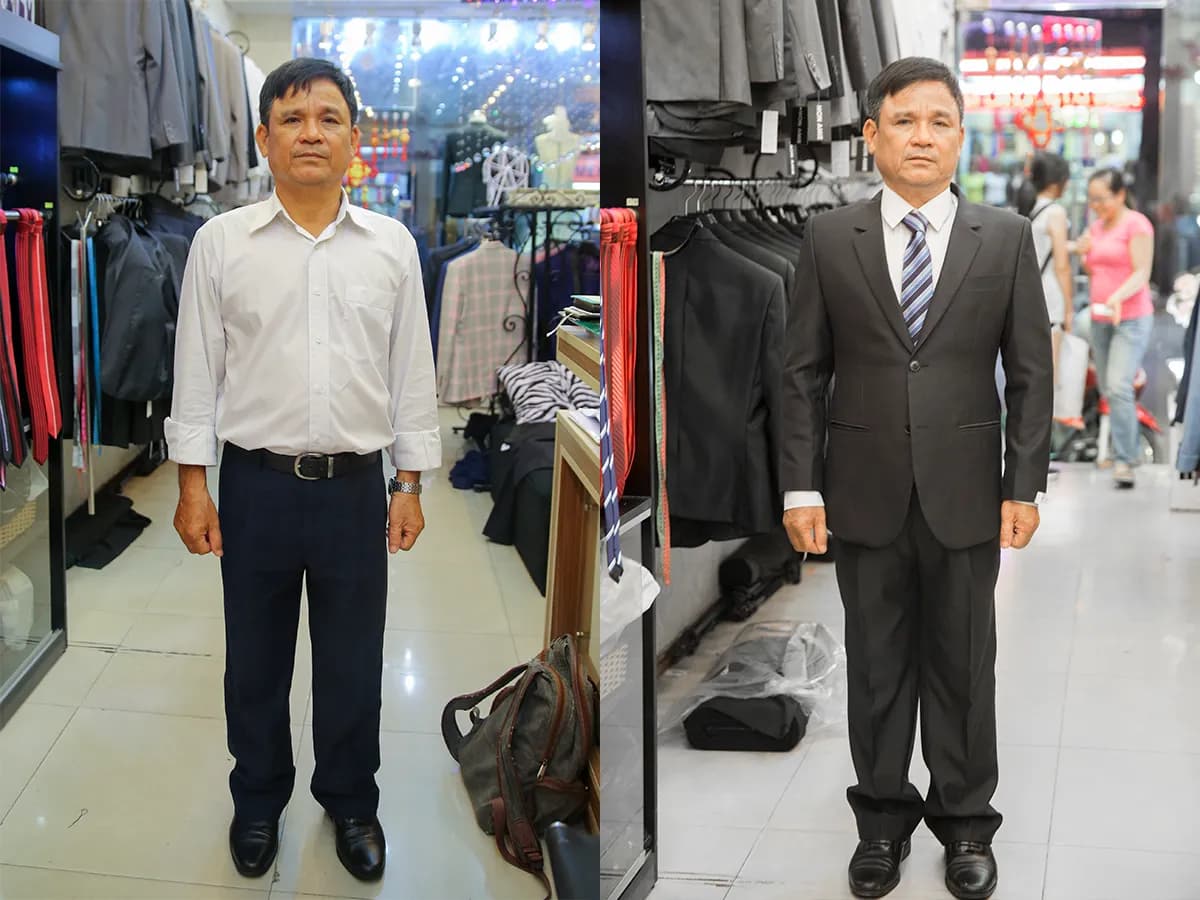 Trước & Sau may đo — Mon Amie
