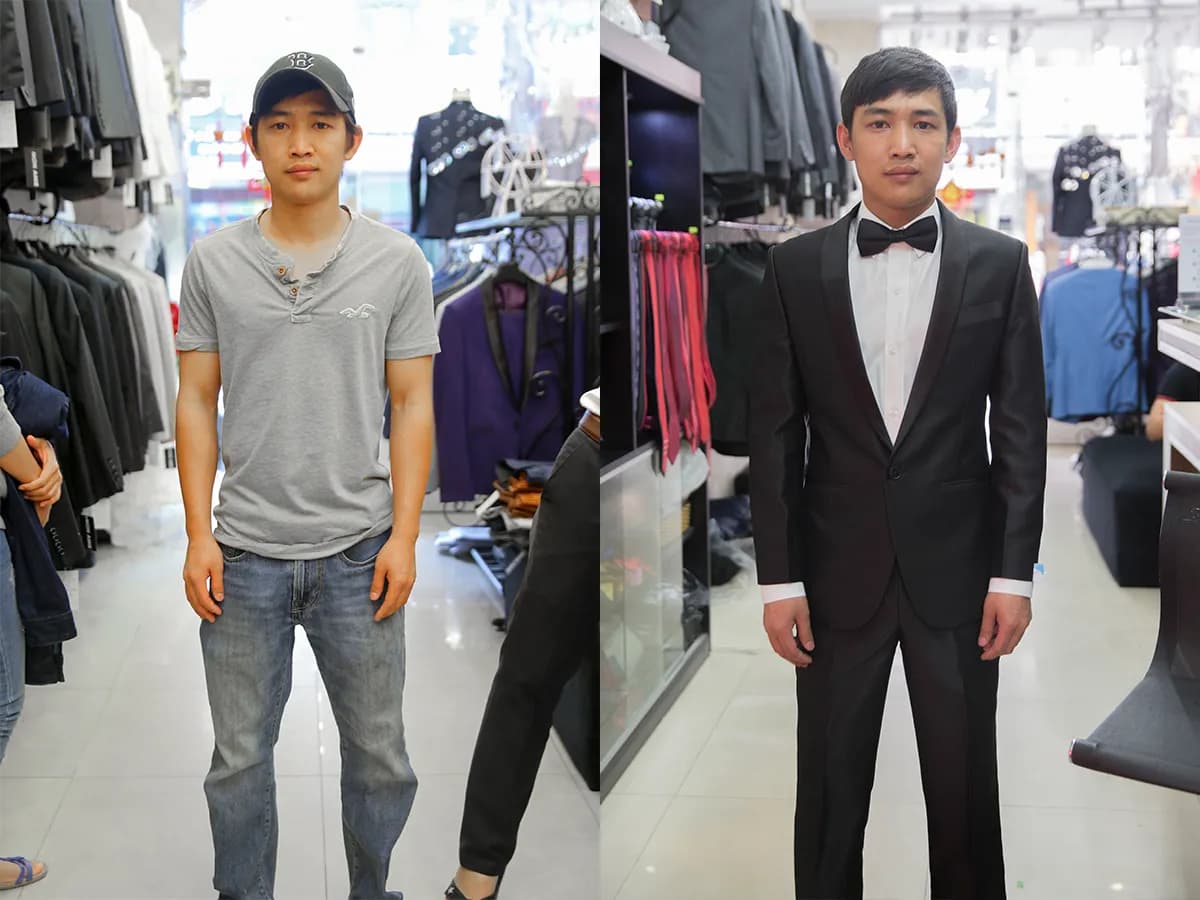 Trước & Sau may đo — Mon Amie