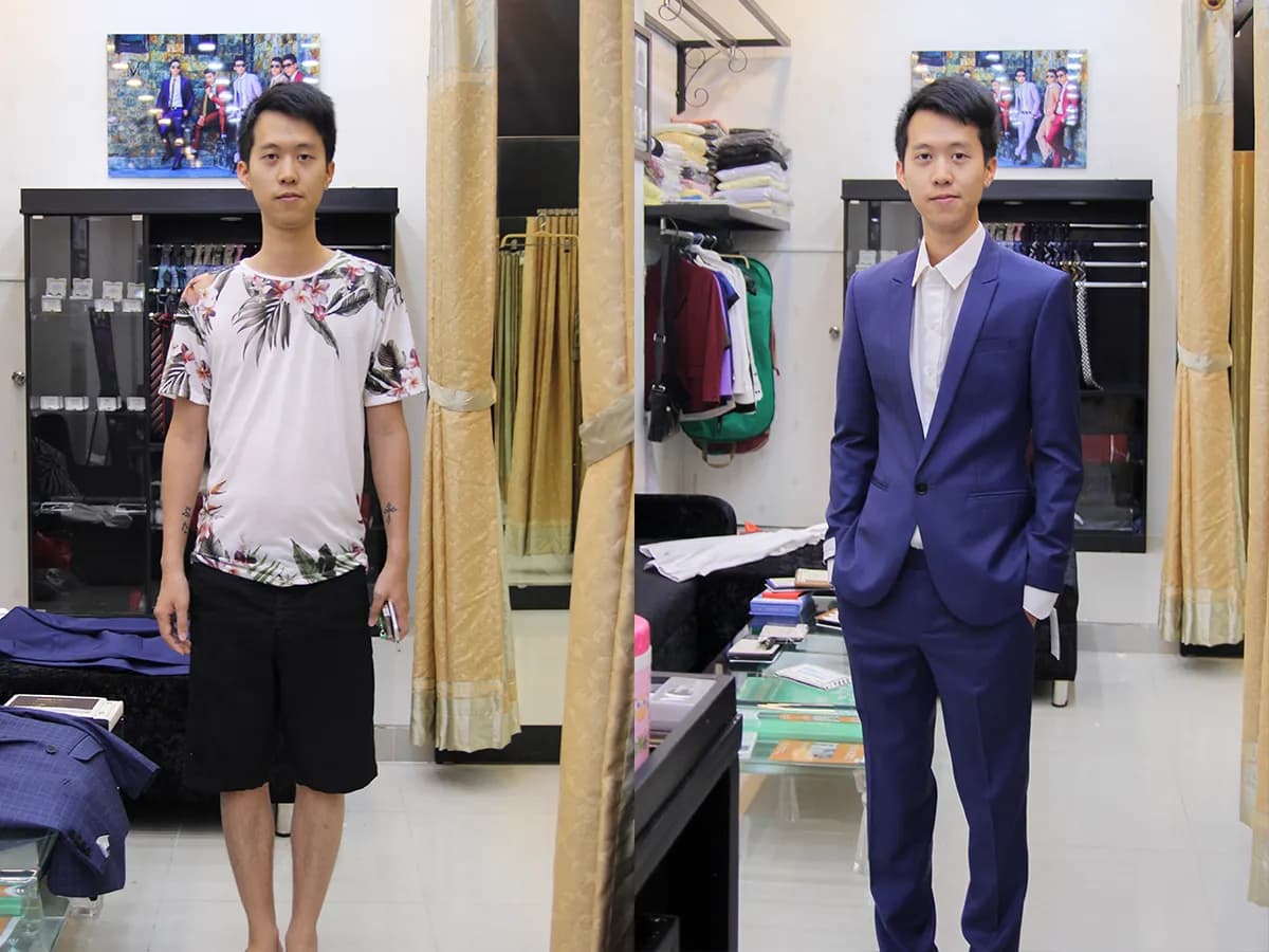 Trước & Sau may đo — Mon Amie