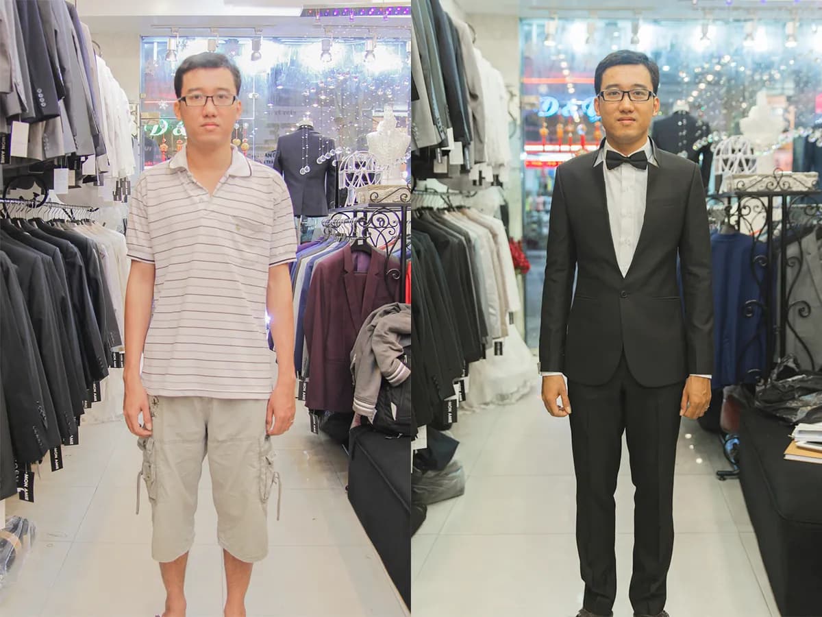 Trước & Sau may đo — Mon Amie