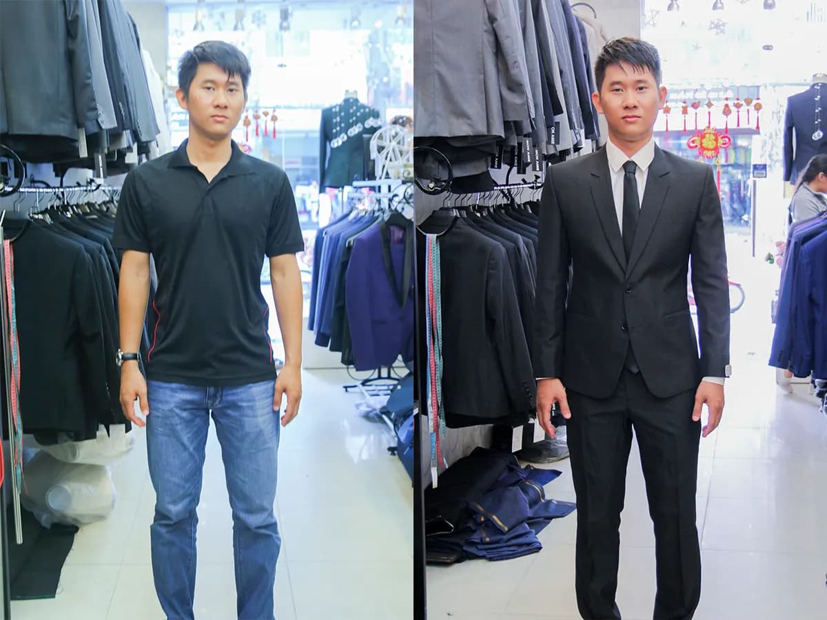 Trước & Sau may đo — Mon Amie