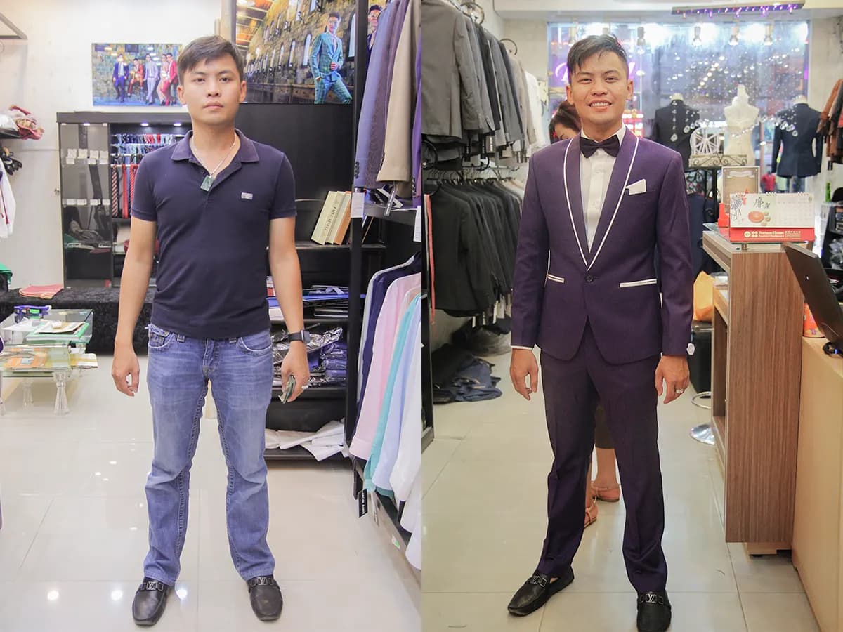 Trước & Sau may đo — Mon Amie