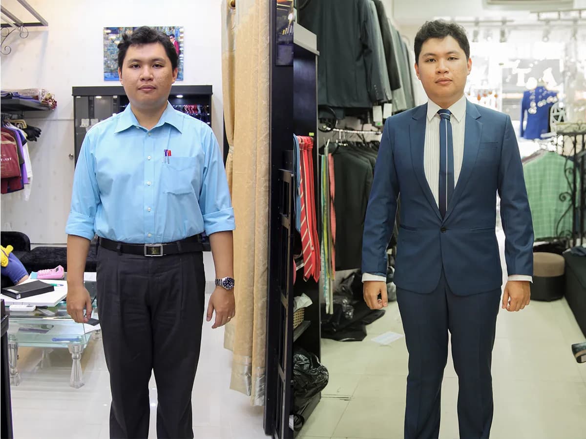 Trước & Sau may đo — Mon Amie