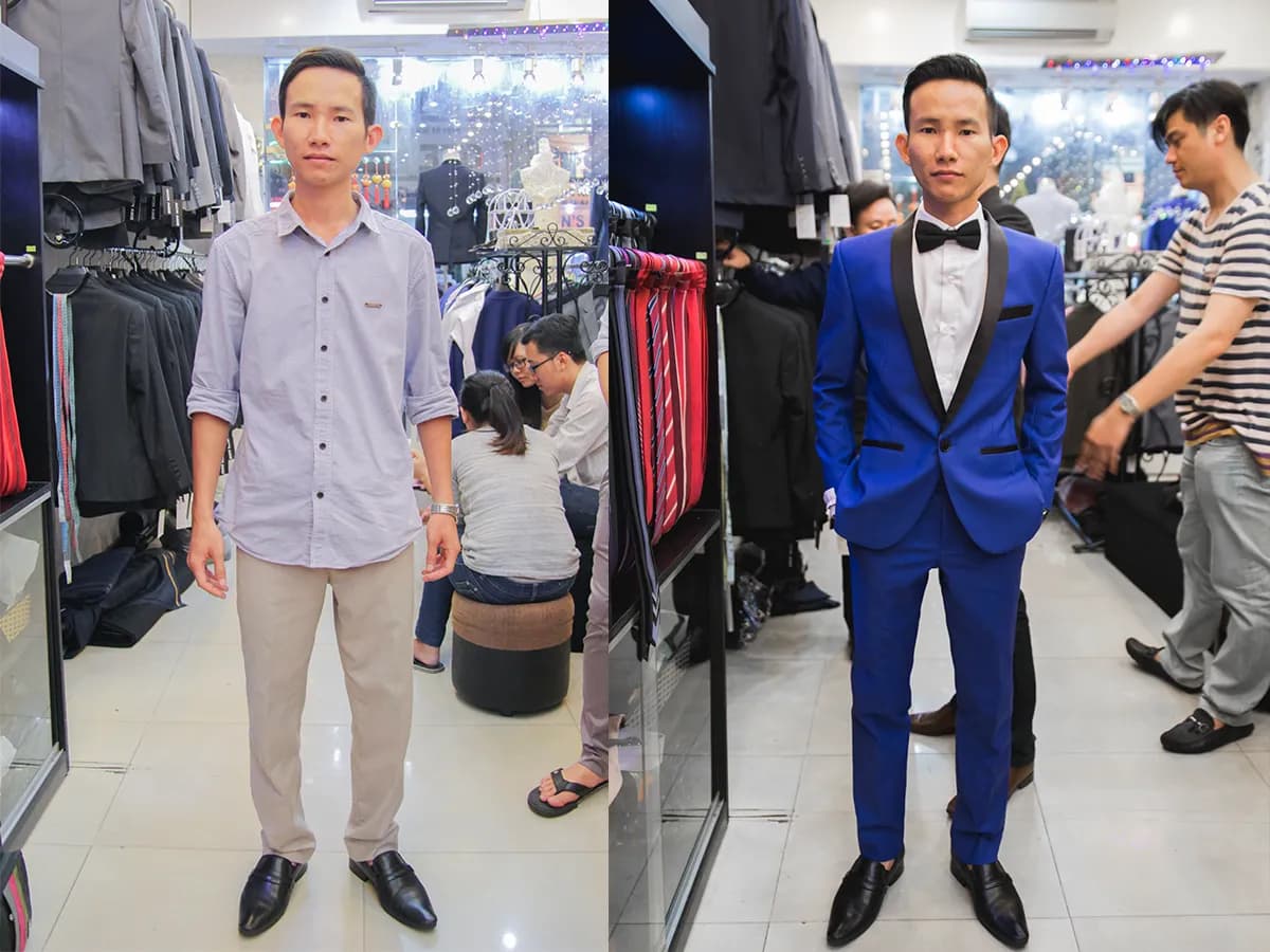 Trước & Sau may đo — Mon Amie
