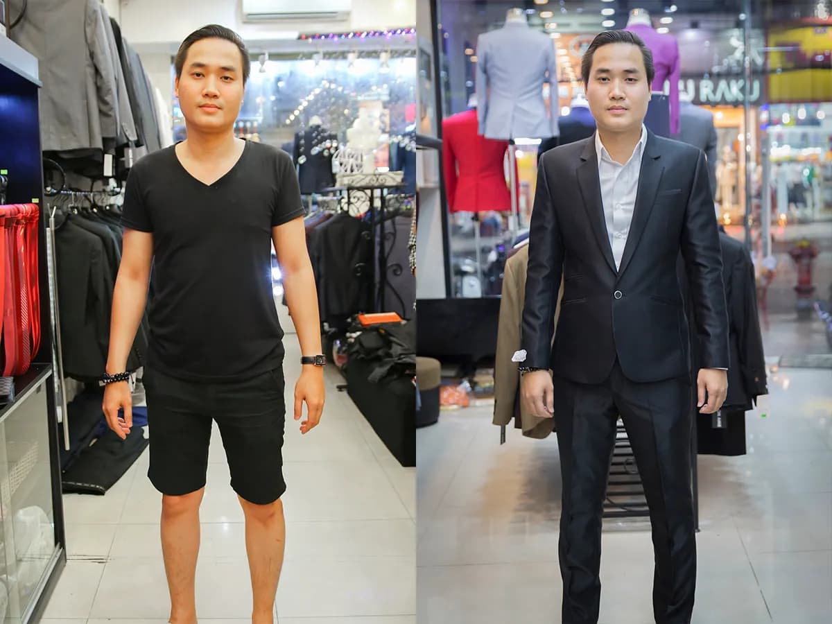 Trước & Sau may đo — Mon Amie