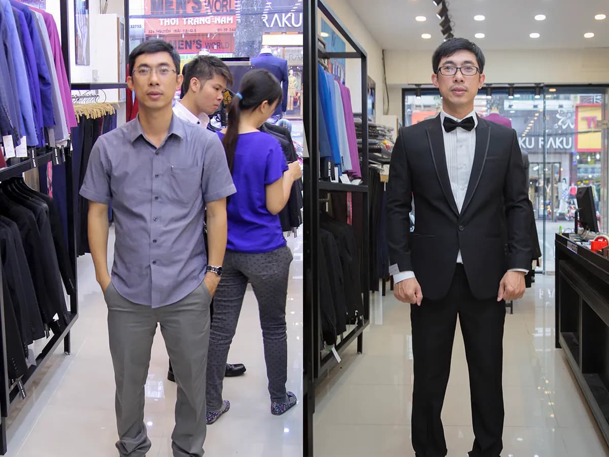 Trước & Sau may đo — Mon Amie
