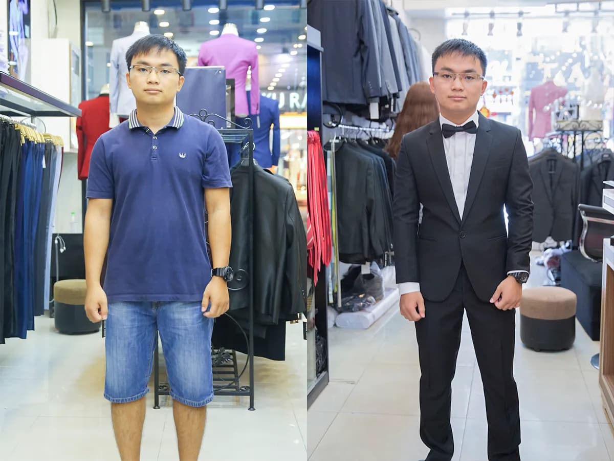 Trước & Sau may đo — Mon Amie