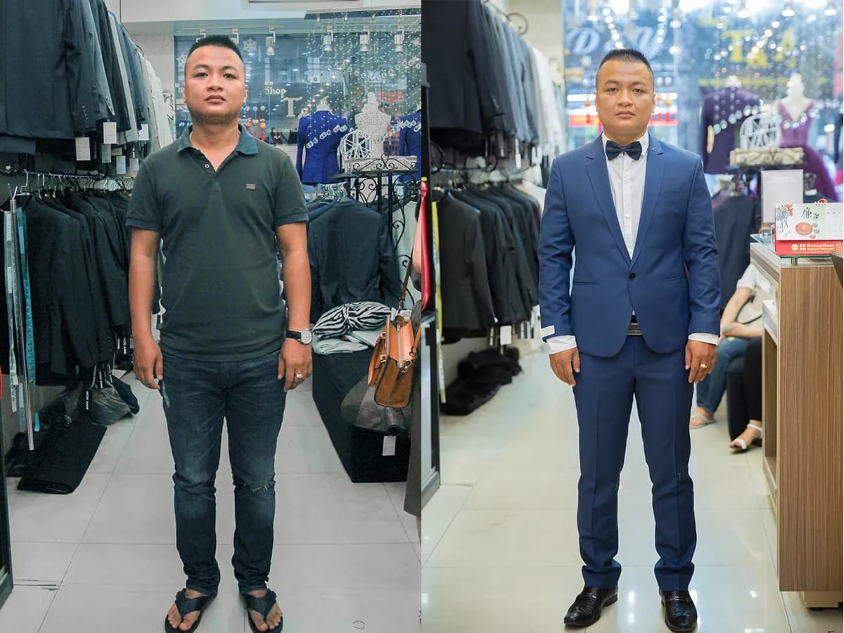 Trước & Sau may đo — Mon Amie