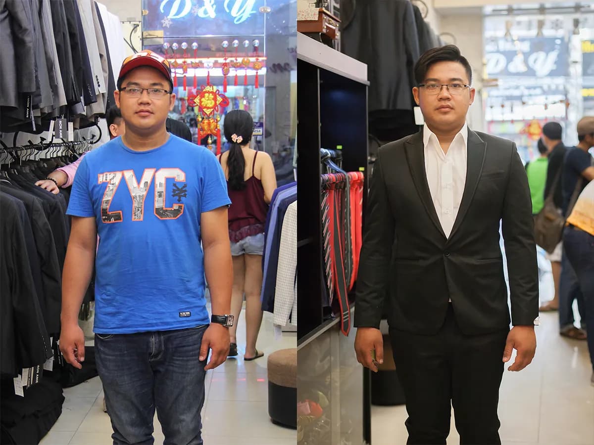 Trước & Sau may đo — Mon Amie