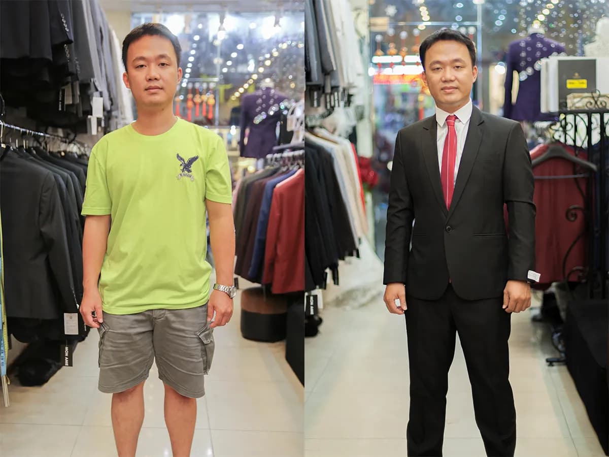 Trước & Sau may đo — Mon Amie