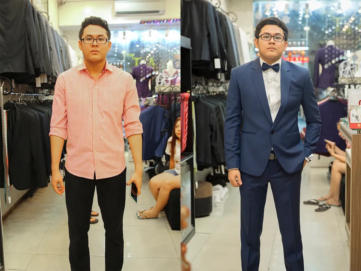 Trước & Sau may đo — Mon Amie