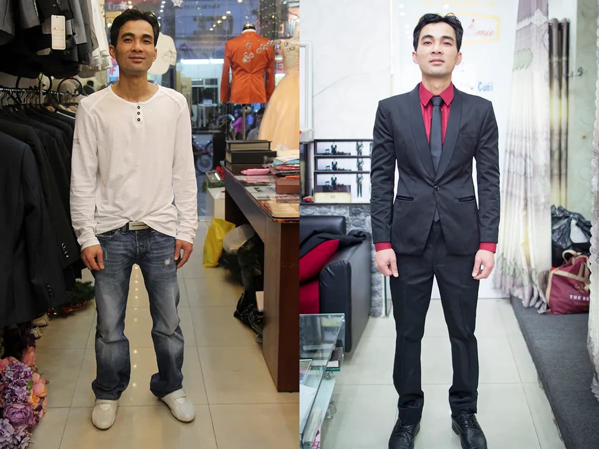 Trước & Sau may đo — Mon Amie