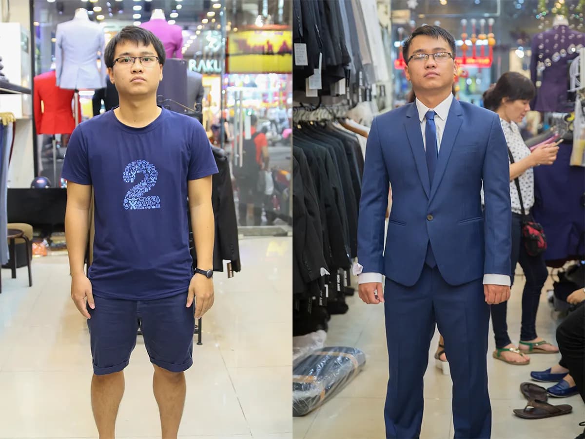 Trước & Sau may đo — Mon Amie