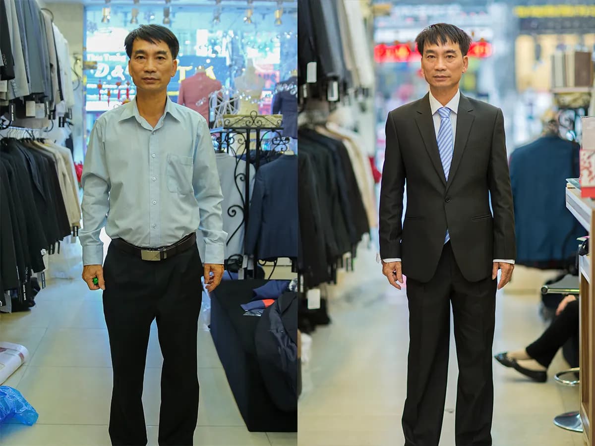 Trước & Sau may đo — Mon Amie