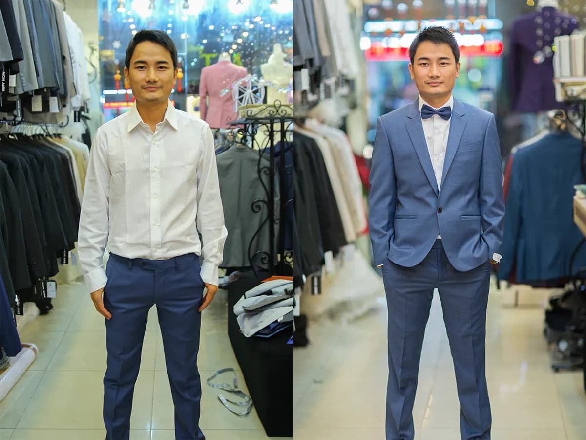 Trước & Sau may đo — Mon Amie