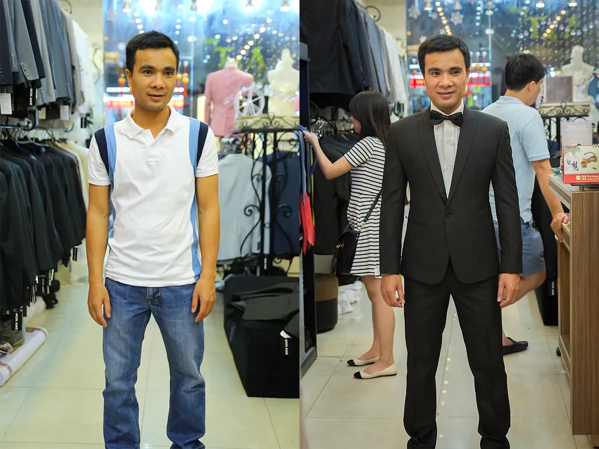 Trước & Sau may đo — Mon Amie