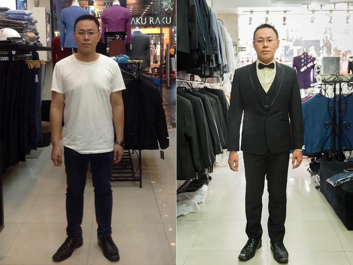 Trước & Sau may đo — Mon Amie