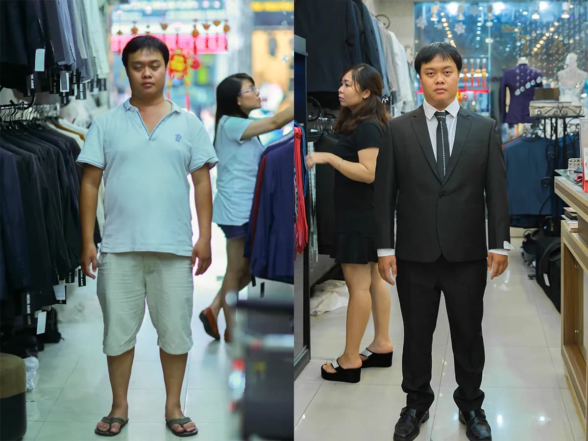 Trước & Sau may đo — Mon Amie