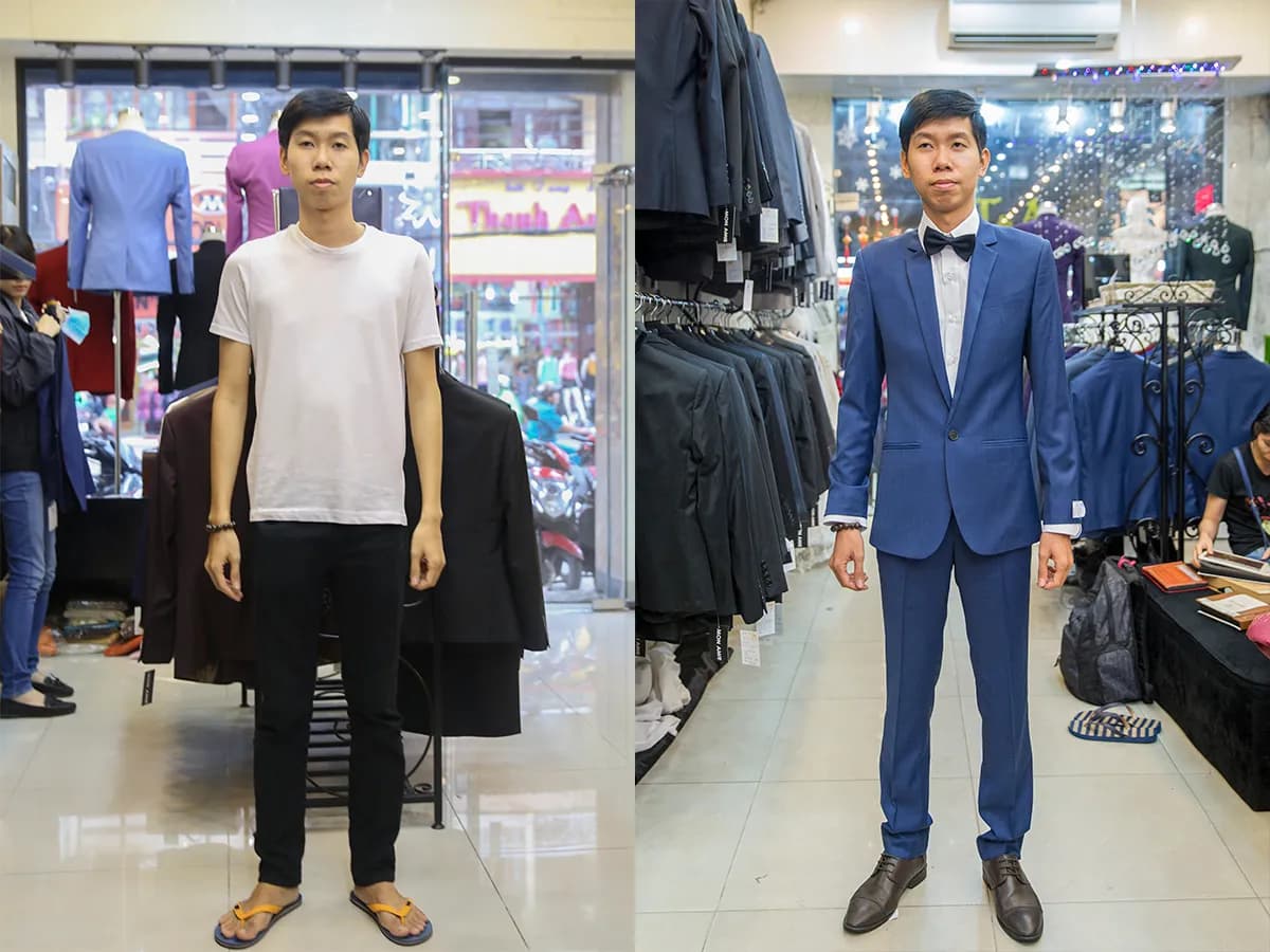 Trước & Sau may đo — Mon Amie