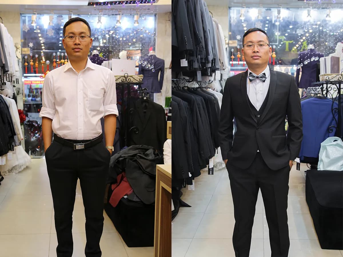 Trước & Sau may đo — Mon Amie