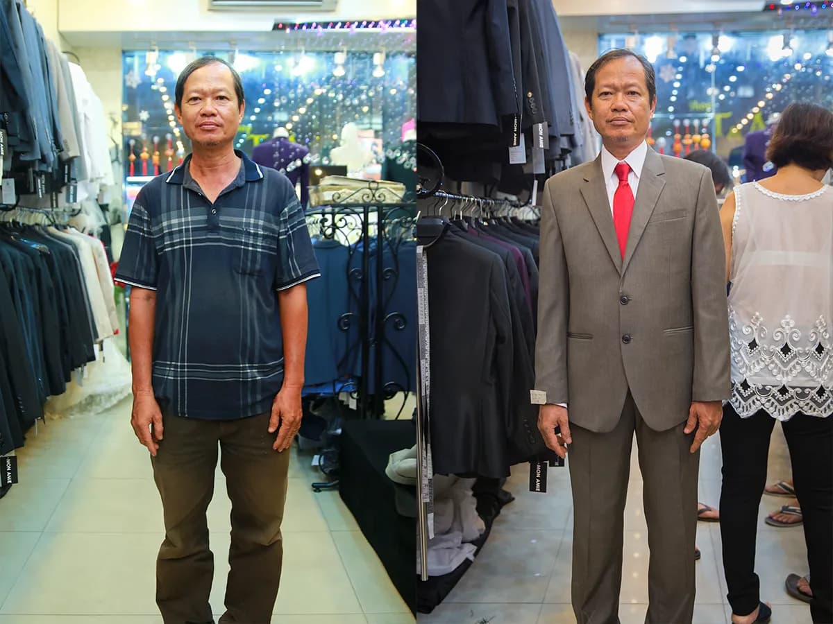 Trước & Sau may đo — Mon Amie