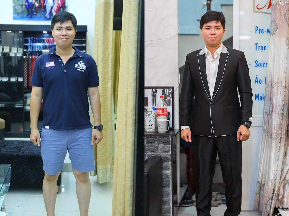 Trước & Sau may đo — Mon Amie