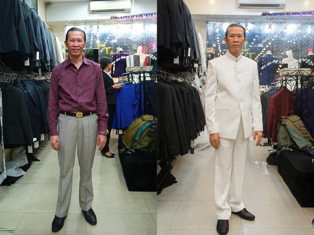Trước & Sau may đo — Mon Amie
