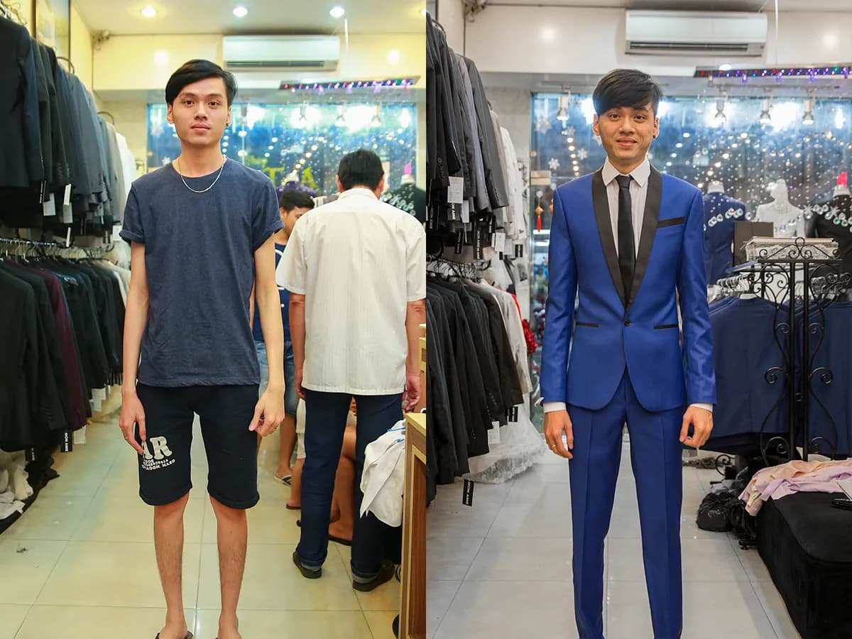 Trước & Sau may đo — Mon Amie