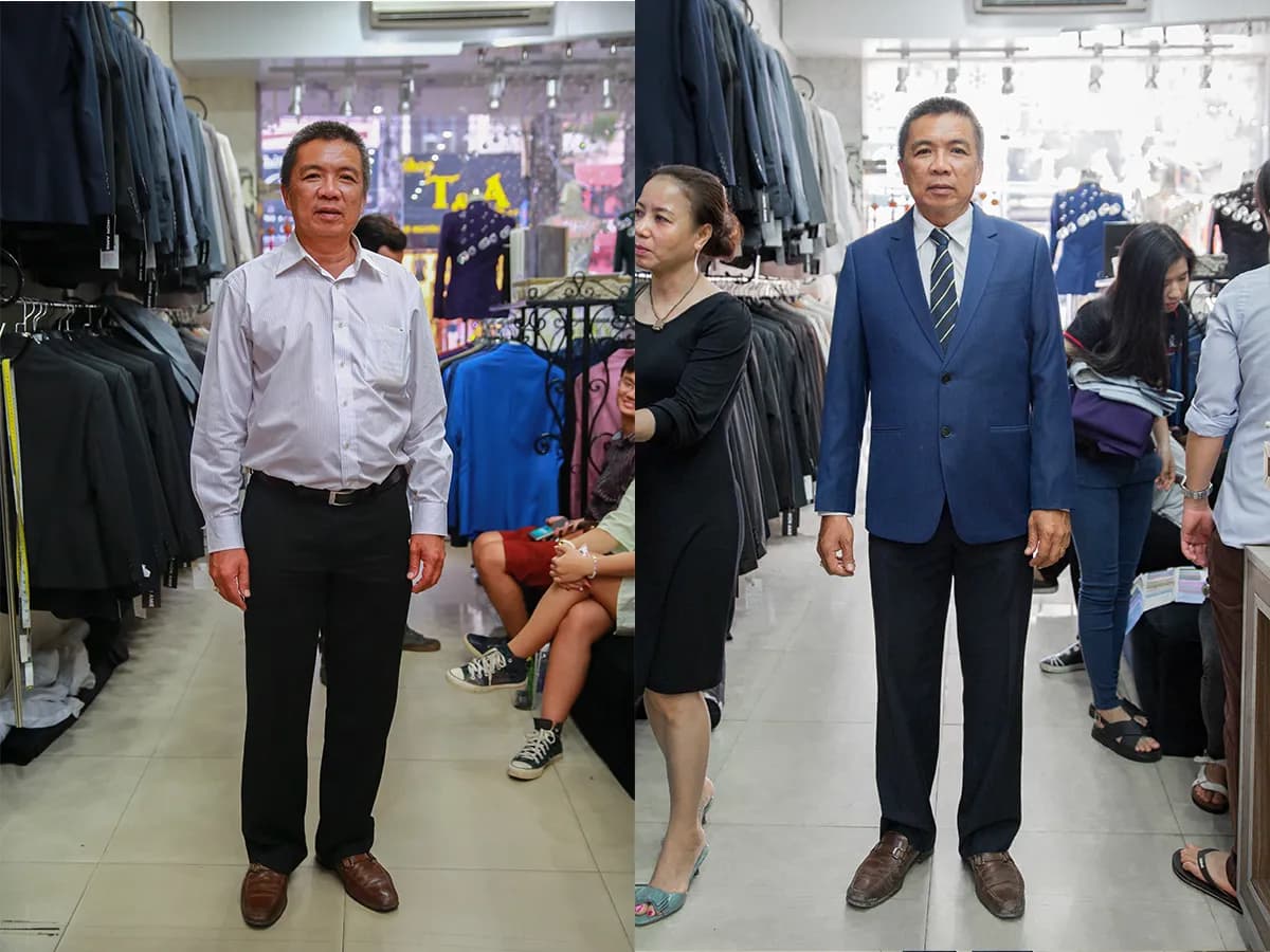 Trước & Sau may đo — Mon Amie