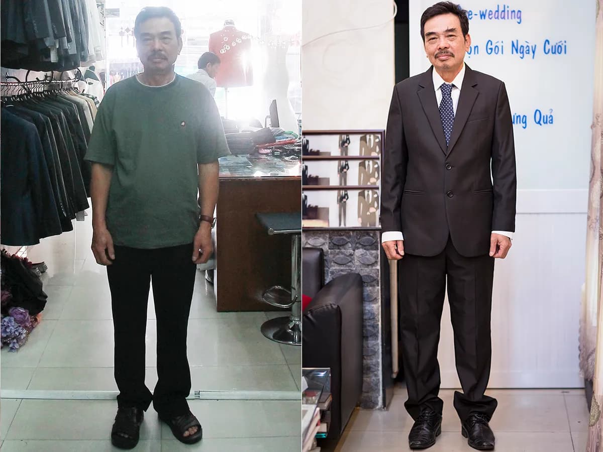 Trước & Sau may đo — Mon Amie