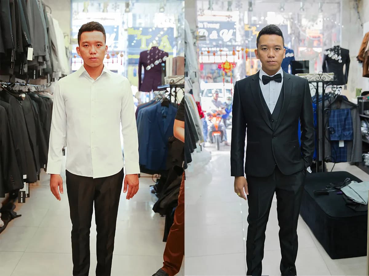 Trước & Sau may đo — Mon Amie