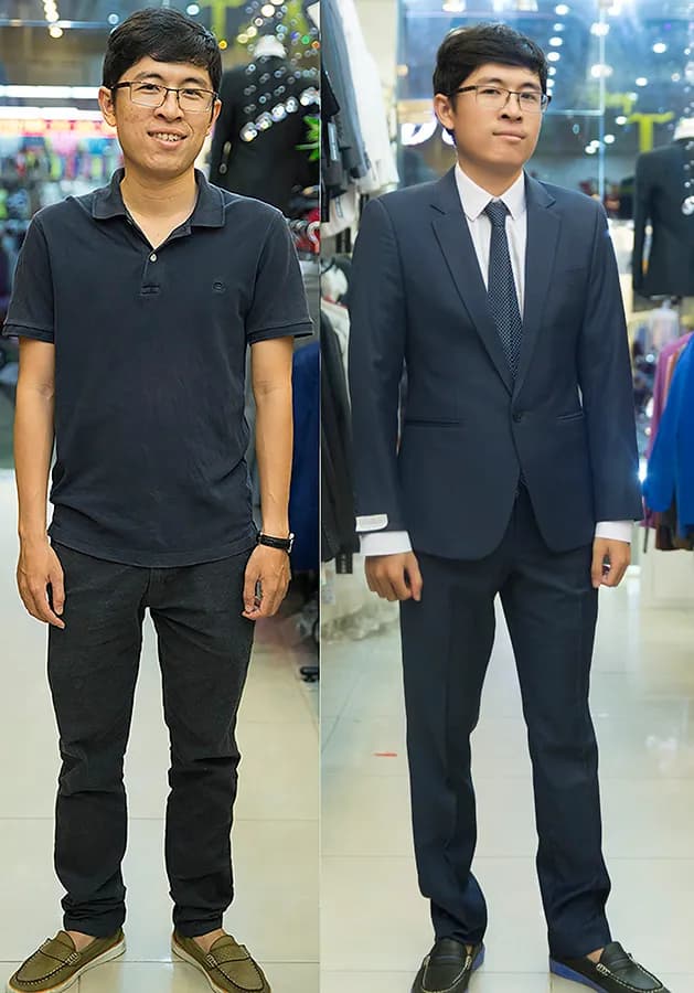 Trước & Sau may đo — Mon Amie