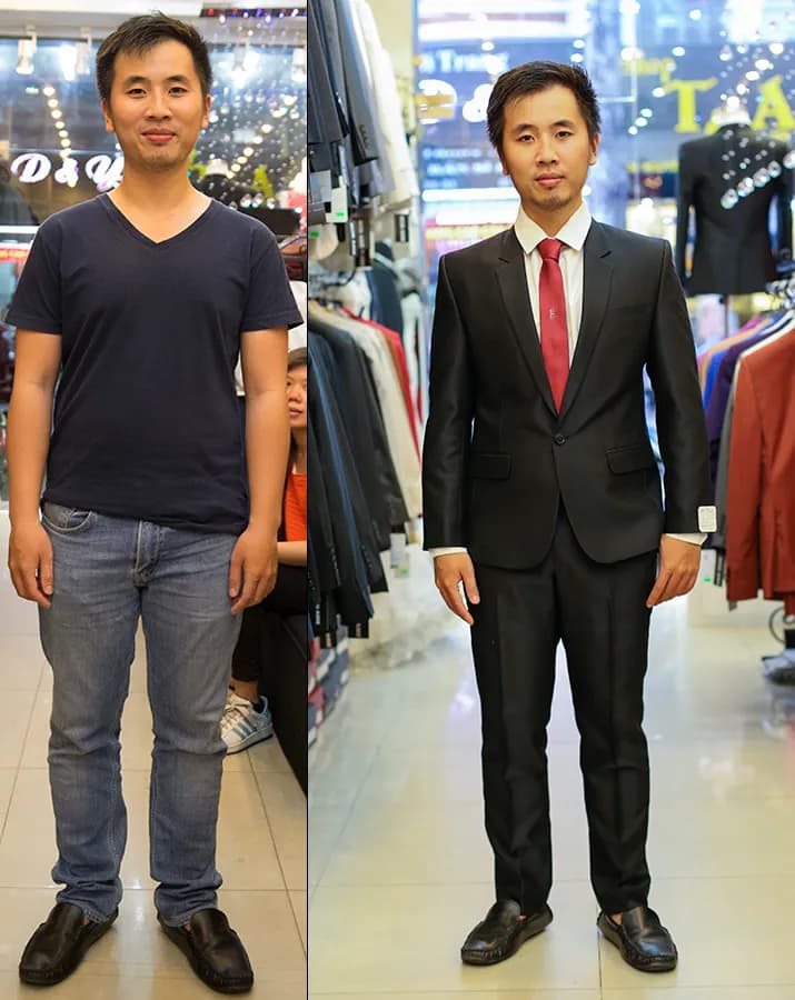 Trước & Sau may đo — Mon Amie