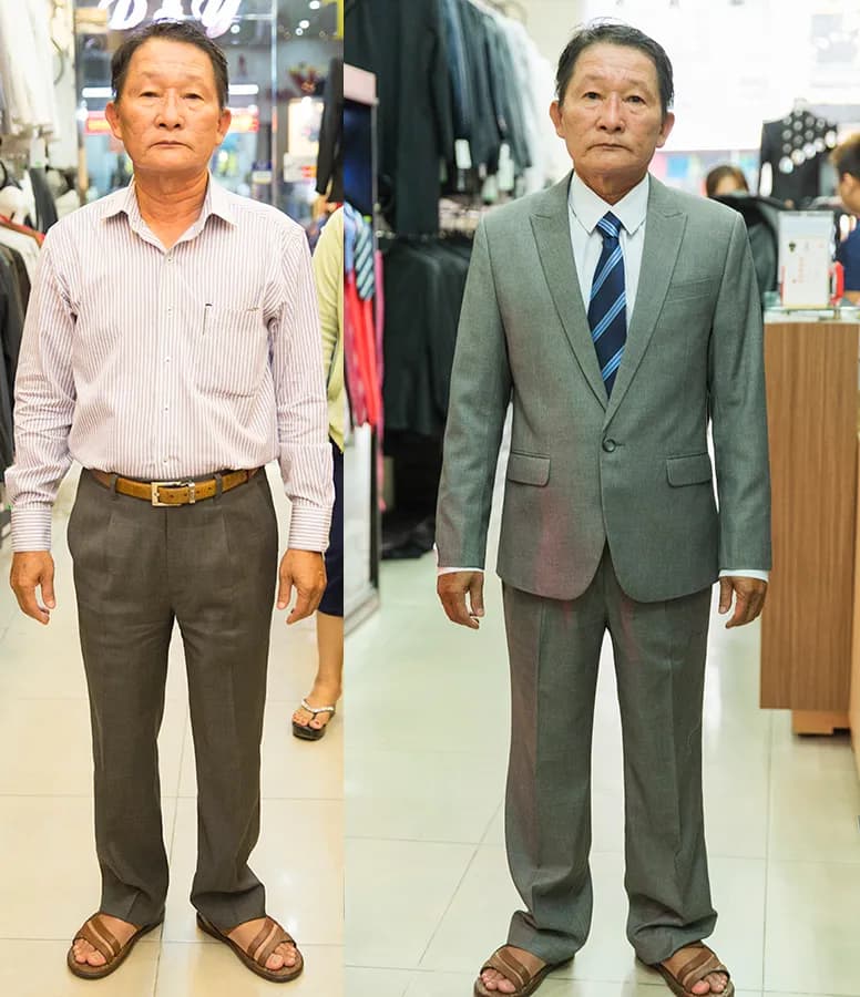 Trước & Sau may đo — Mon Amie