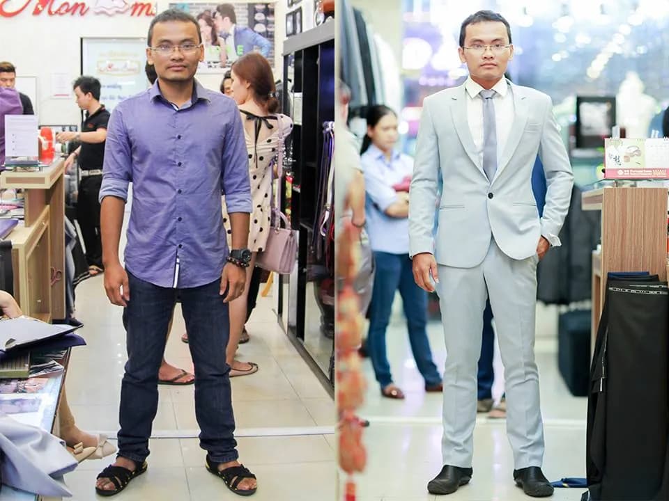 Trước & Sau may đo — Mon Amie