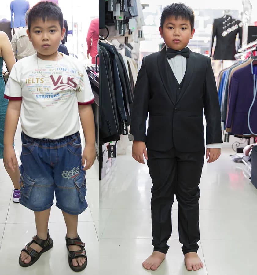 Trước & Sau may đo — Mon Amie
